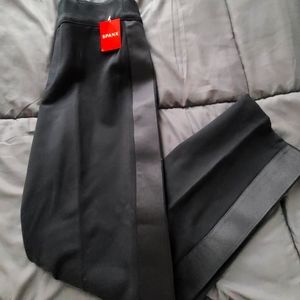 Spanx, black size M, tuxedo leggings, black